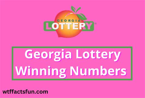 5 million, according to the Powerball website. . Georgia lottery winning numbers results